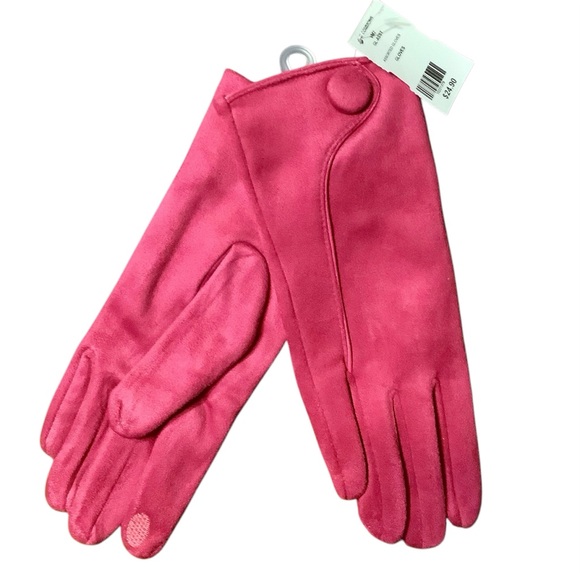 NWT Raspberry Fashion Gloves - Picture 1 of 2